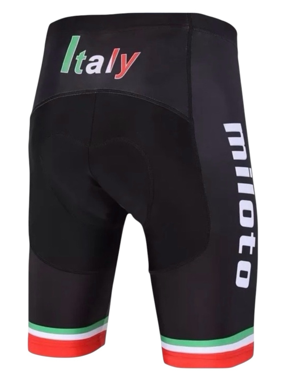 Miloto Italy Black Padded Bike Shorts (3XL)